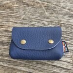 Porte-monnaie cuir basque Kika Maro Marine