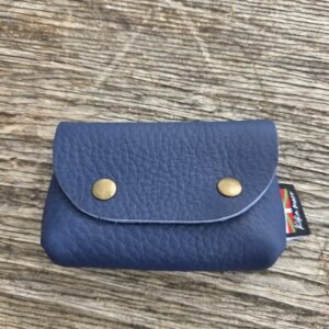 Porte-monnaie cuir basque Kika Maro Marine