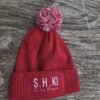 Bonnet Pompon S.H.KI Rouge